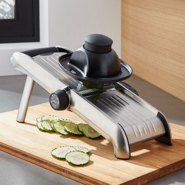 OXO Stainless Steel Mandoline + Reviews Crate and Barrel