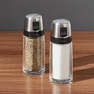 Salt And Pepper Shakers Crate Barrel Oxo Salt And Pepper Shaker Set Add To Favorites