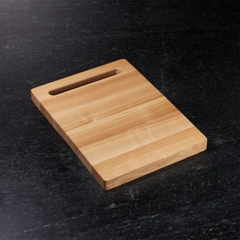 Medium Oak Chopping Block + Reviews Crate and Barrel