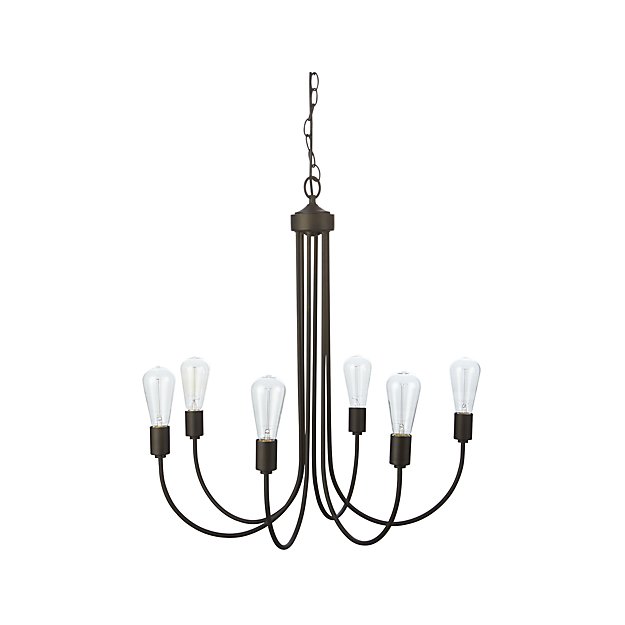 Oakton Bronze Chandelier Reviews Crate And Barrel