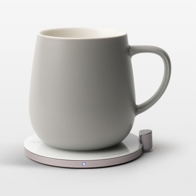 Ohom Ui Grey Heated Coffee Mug