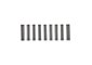 Olin Grey Striped Cotton Dhurrie 2'x6' Rug Runner