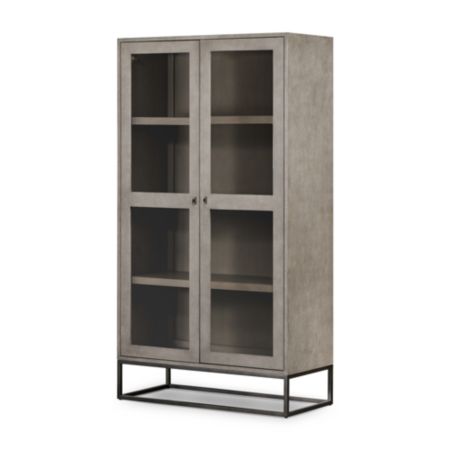 Olivia Faux Shagreen Cabinet Crate And Barrel Canada