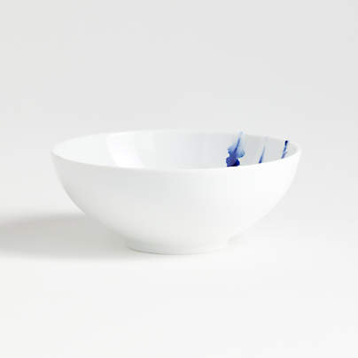 Omri Blue And White Serving Bowl Reviews Crate And Barrel