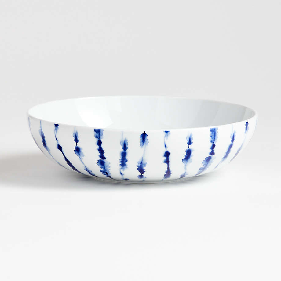 Omri Blue And White Serving Bowl Reviews Crate And Barrel