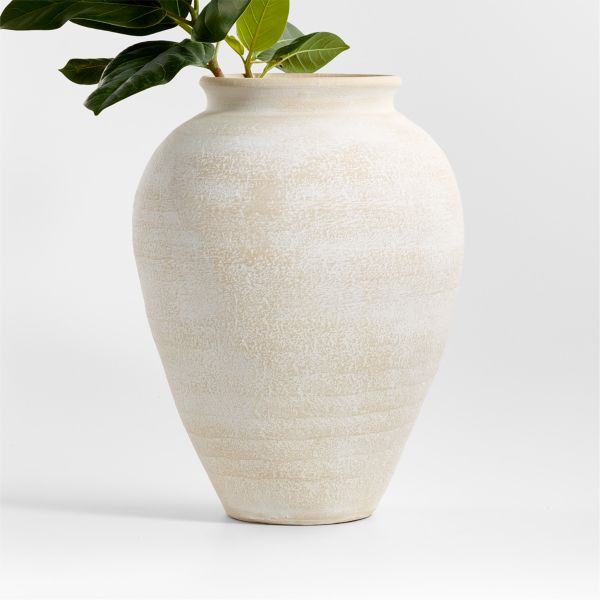 Ophelia Matte Natural Large Vase 17