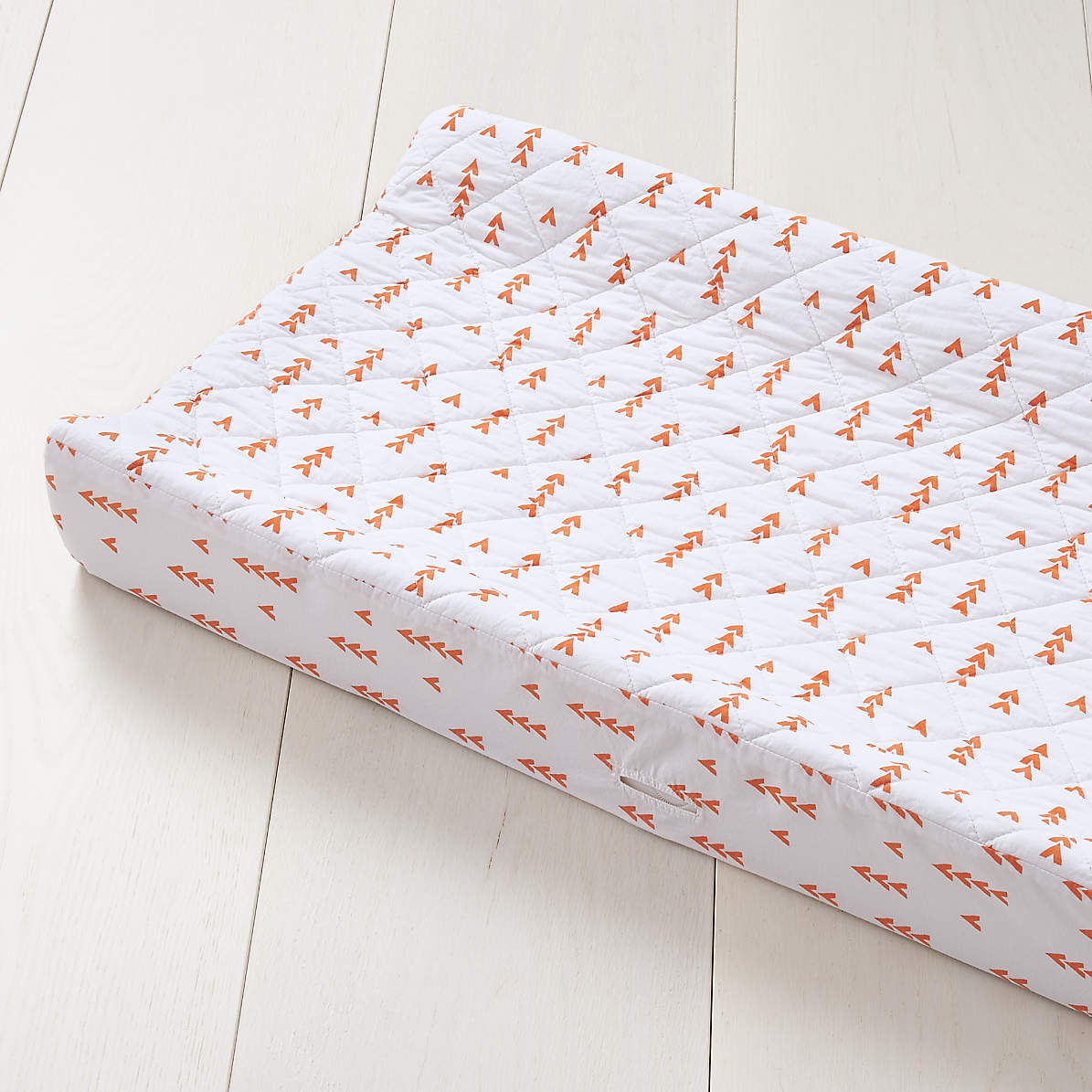 orange changing pad cover