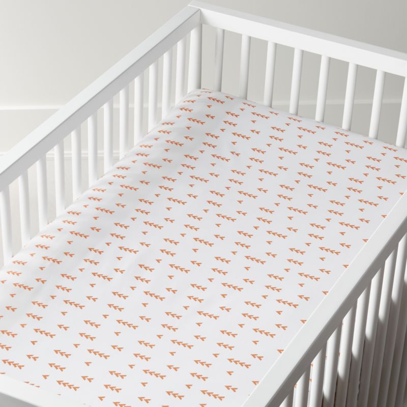 geometric crib bedding