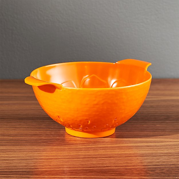 Orange Colander Crate and Barrel