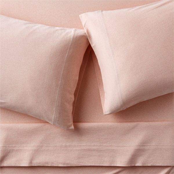 Comfy Tee Pink Organic Cotton Jersey Kids Full Sheet Set