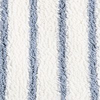 New! Pampas Ivory and Evening Blue Stripe