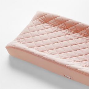 Image of Comfy Tee Whisper Solid Pink 100% Organic Cotton Jersey Baby Changing Pad Cover