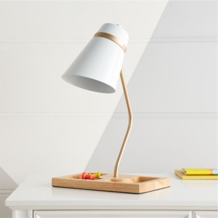 Wood And Metal Desk Lamp