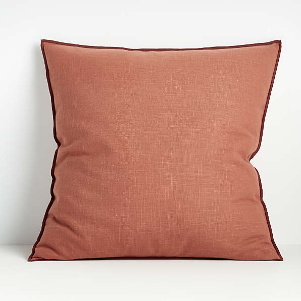 Red Throw Pillows Crate And Barrel