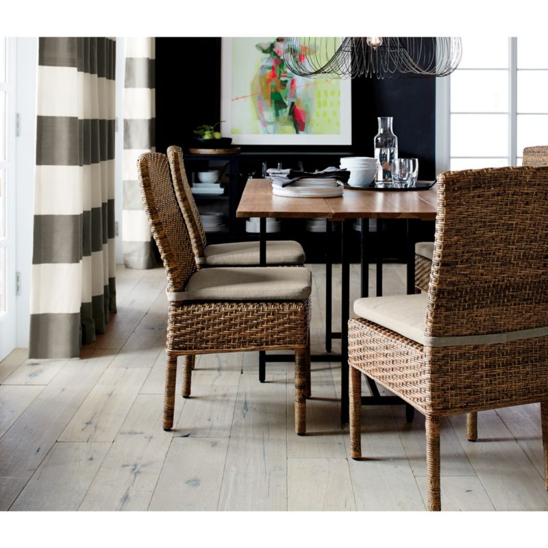 Origami Drop Leaf Rectangular Dining Table + Reviews | Crate and Barrel