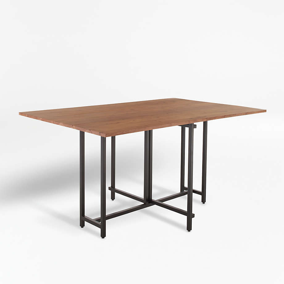 Origami Drop Leaf Rectangular Dining Table Reviews Crate And Barrel Drop Leaf Dining Table Foldable Dining Table Rectangular Dining Table