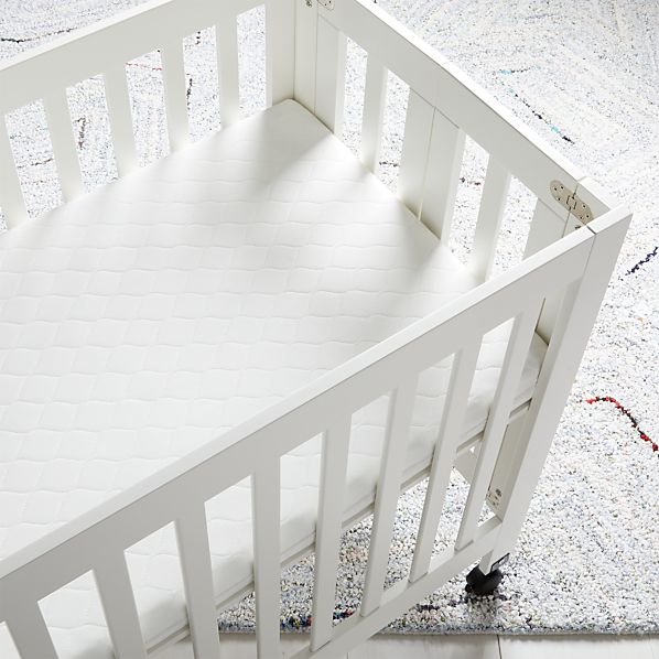 babyletto hudson crib mattress size