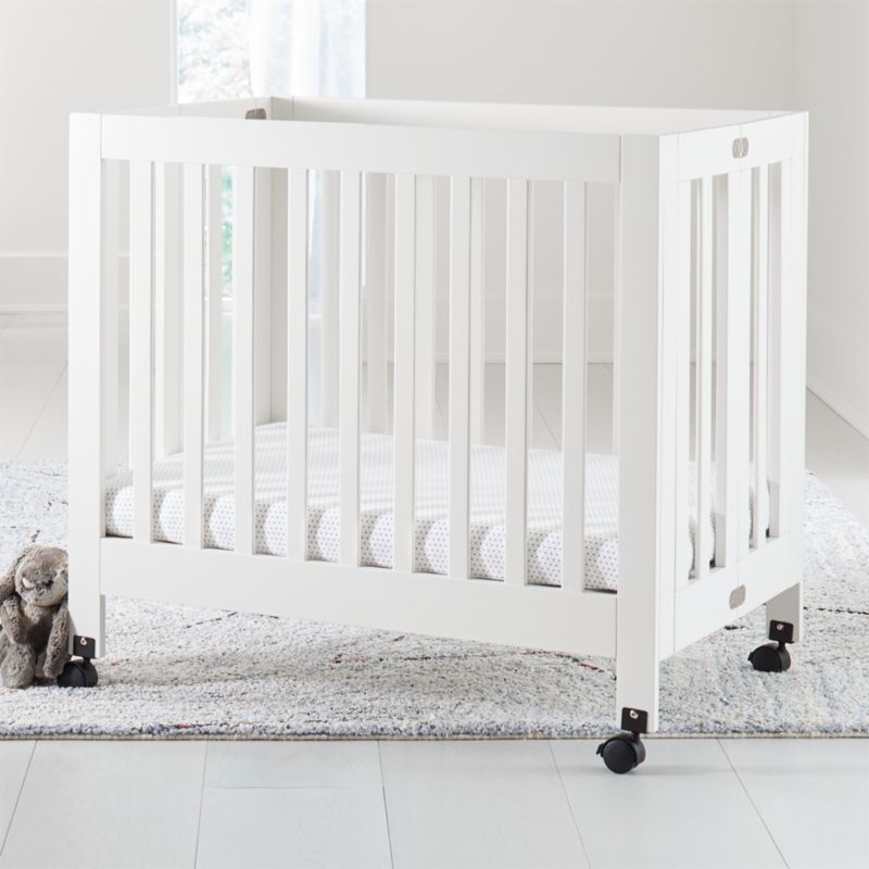 mini crib with storage