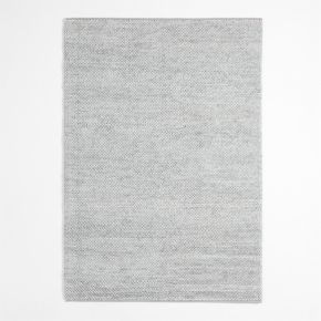 Image of Orlian Mist Blue Wool Kids Area Rug 6'x9'