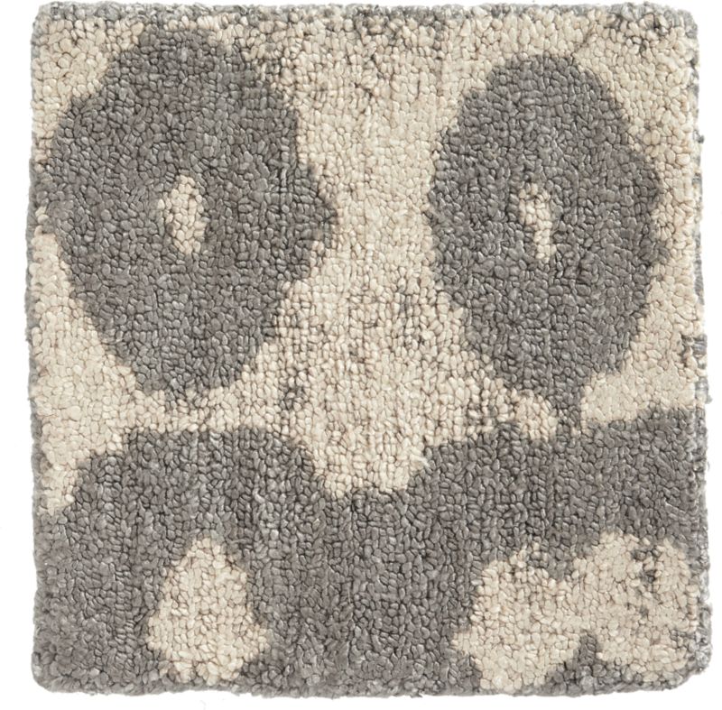Orlo Grey Artisan Rug Swatch Crate and Barrel