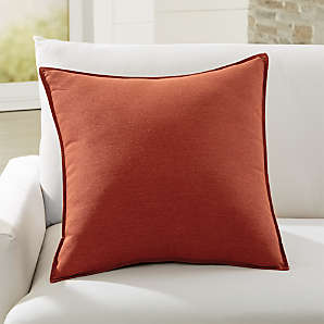 Red Throw Pillows Crate And Barrel