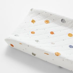 Image of Stay Cool Outer Orbit Organic Cotton Baby Changing Pad Cover