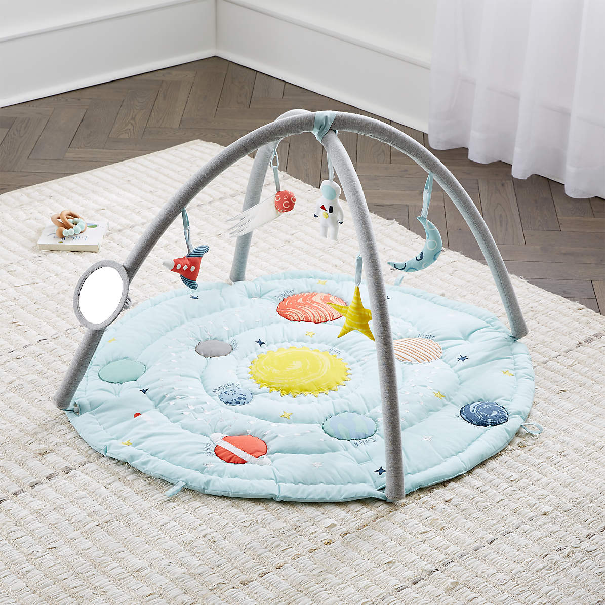 crate and kids play mat