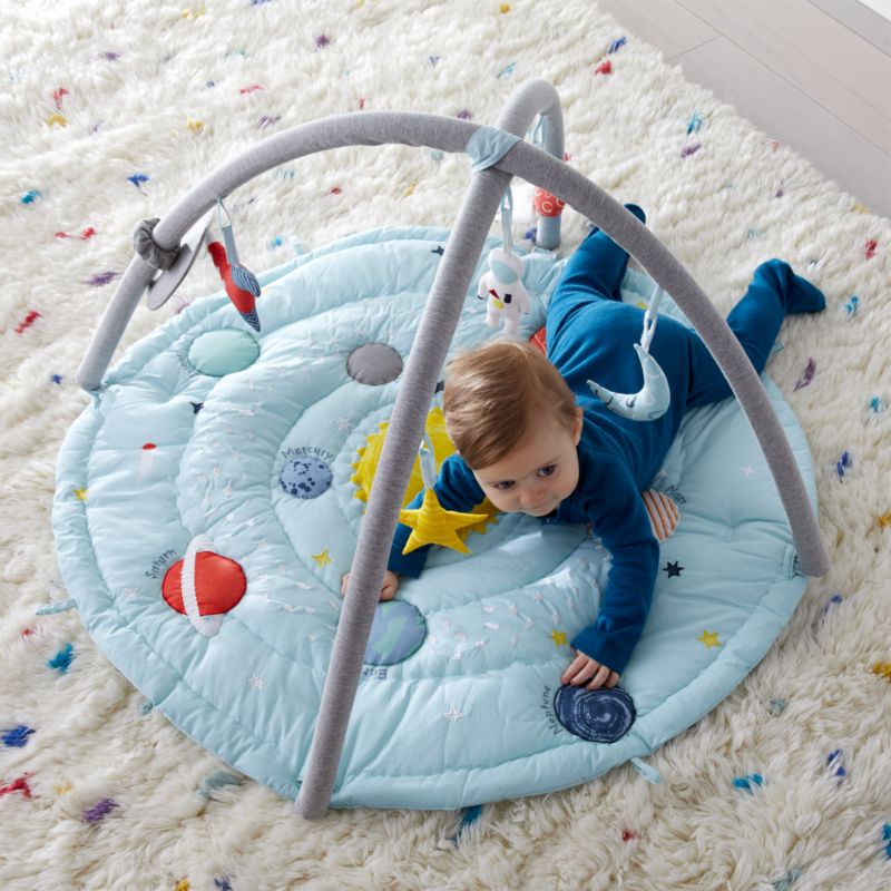 crate and kids play mat