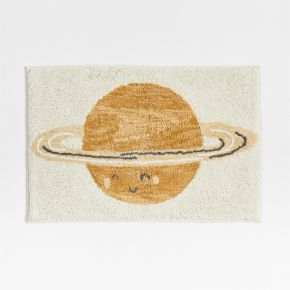 Image of Outer Space 100% Organic Cotton Kids Bath Mat