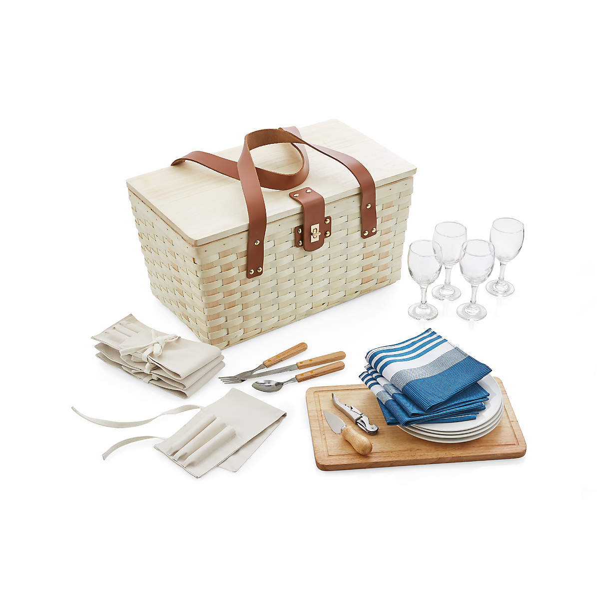 45+ Modern Picnic Basket Set Background