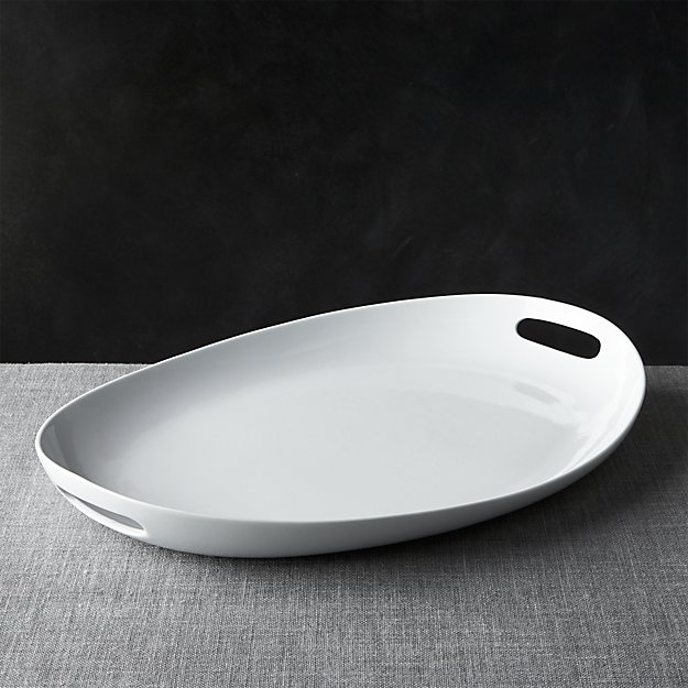 Cb2 Free Shipping >> Serving Tray with Handles + Reviews | Crate and Barrel Cb2 Free Shipping >> Serving Tray with Handles + Reviews | Crate and Barrel