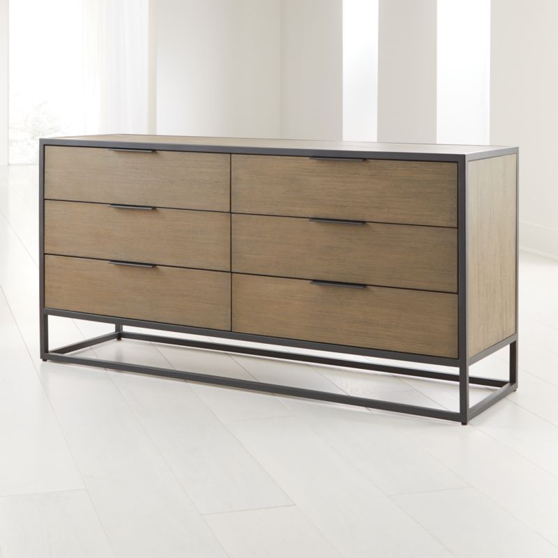 Oxford Shale 6 Drawer Dresser Reviews Crate And Barrel