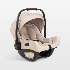 Image of Nuna ® PIPA ™ aire rx Biscotti Brown Reclining Infant Car Seat + PIPA RELX Base
