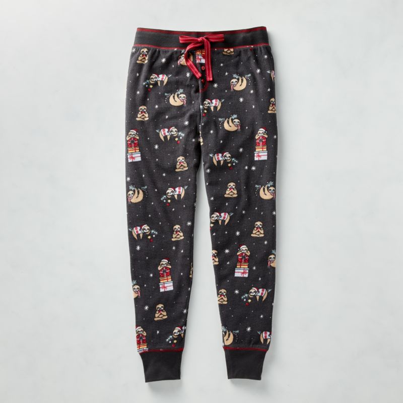 women's sloth pajama pants