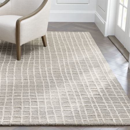 Palladio Grey Tufted Rug Crate And Barrel