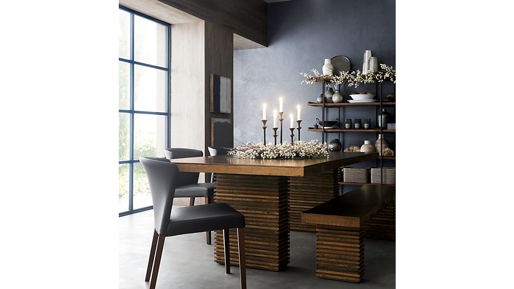 Paloma II Reclaimed Wood Dining Table Crate and Barrel