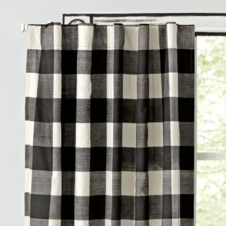 Black Buffalo Check 96 Blackout Curtain Reviews Crate And