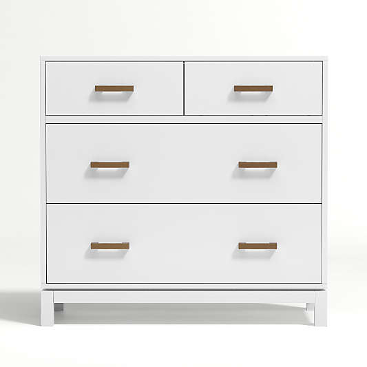 White Chest of Drawers Crate and Barrel