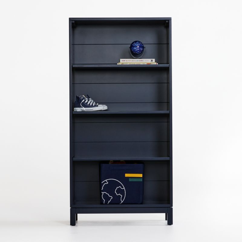 Parke Navy Blue Bookcase Crate And Barrel