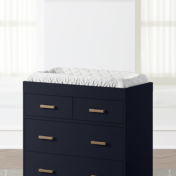 Navy Blue Changing Table Topper Reviews Crate And Barrel