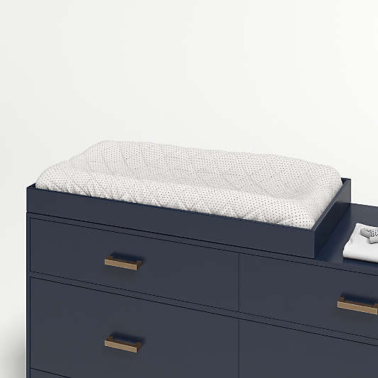 navy changing table