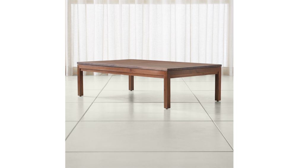 Parsons Walnut Top/ Elm Base 60x36 Large Rectangular ...