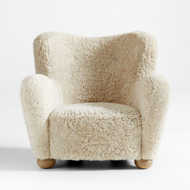 Online Designer Combined Living/Dining Le Tuco Shearling Accent Chair by Athena Calderone