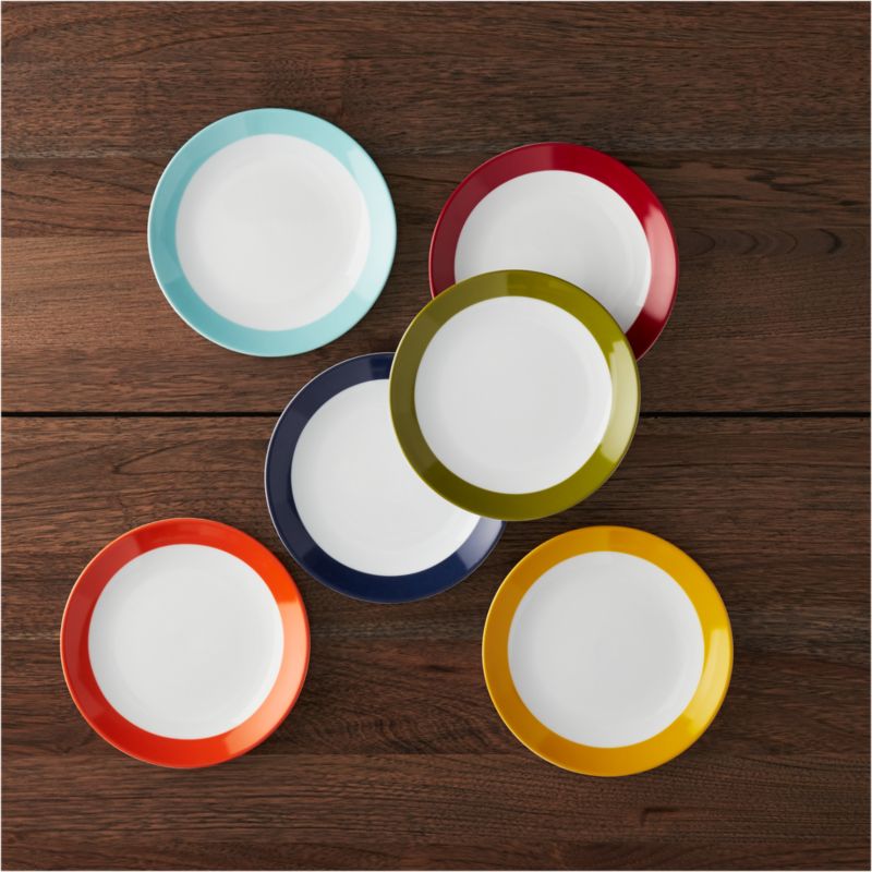 Party Plates, Set of 6 in Appetizer &amp; Dessert Plates 