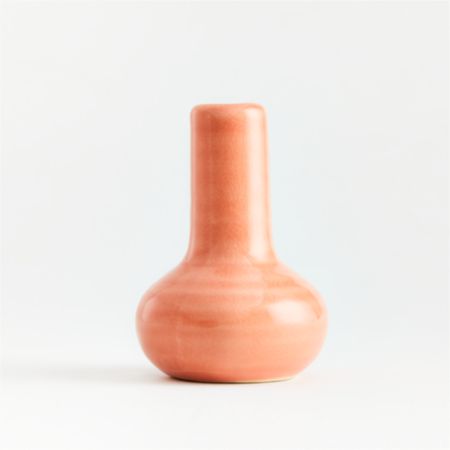 Patine Peach Bud Vase Crate And Barrel