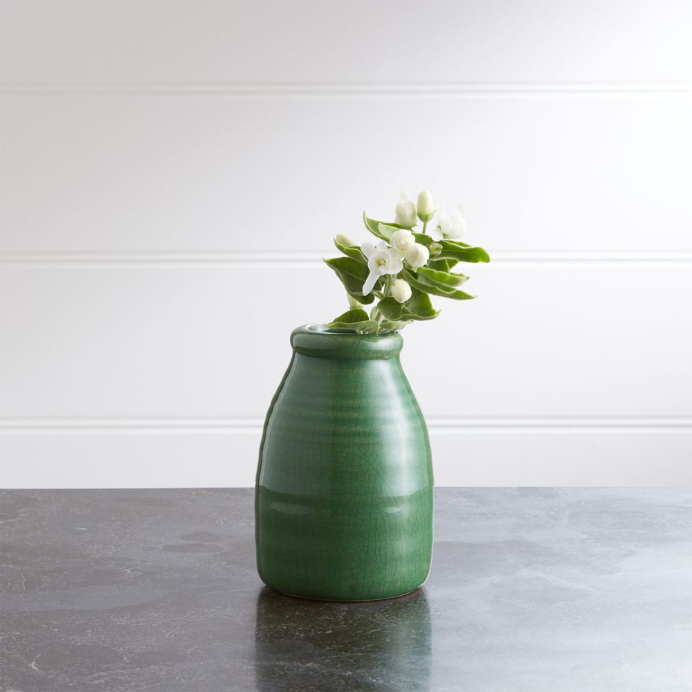 Online Designer Combined Living/Dining Patine Jar Ceramic Bud Vase