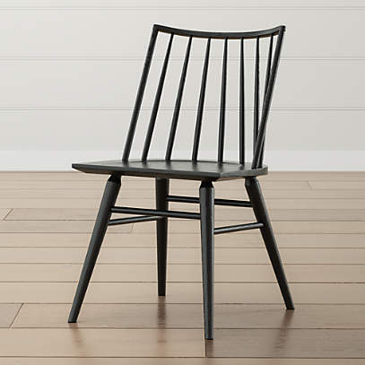 Paton Black Oak Windsor Dining Chair Reviews Crate And Barrel Canada
