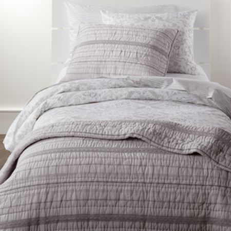 Organic Pattern Play Grey Duvet Cover Crate And Barrel