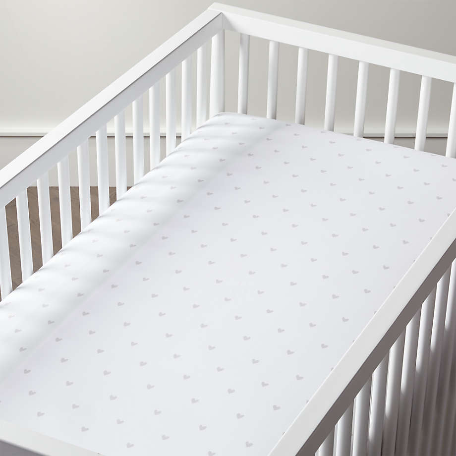 heart crib sheet