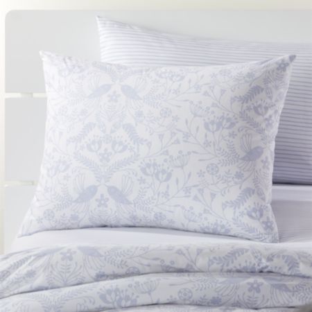 Organic Pattern Play Lavender Floral Pillow Sham Reviews Crate